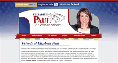 Desktop Screenshot of friendsofelizabethpaul.com